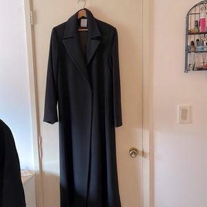 Fleurette 100% Cashmere coat. Black Size 10